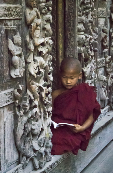 78- Young Monk Reading