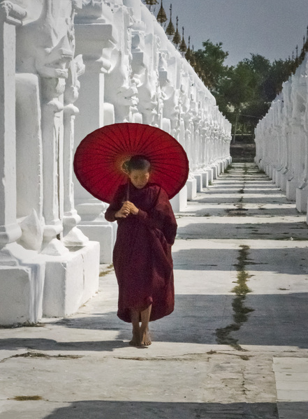84- Monk with Umbrella Kuthodaw