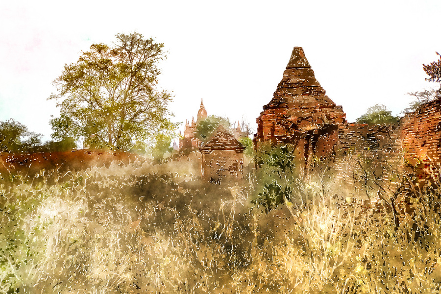 219- Field With Temples