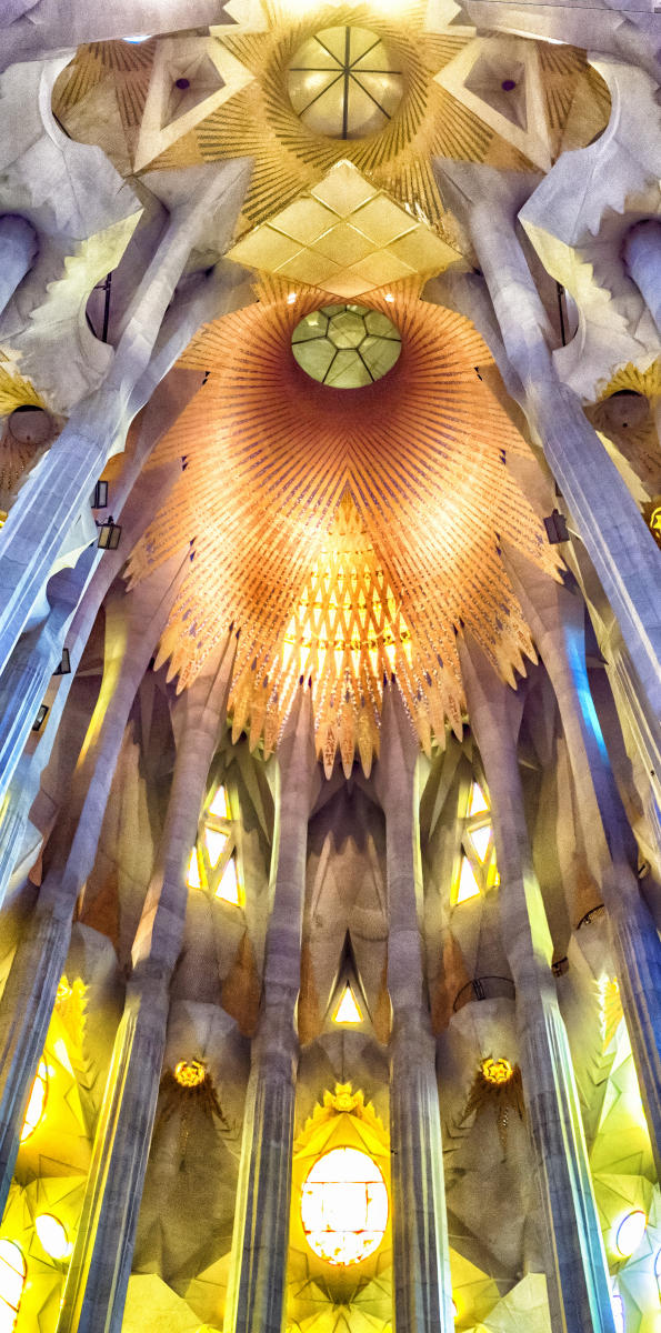 Sagrada Familia Ceiling
