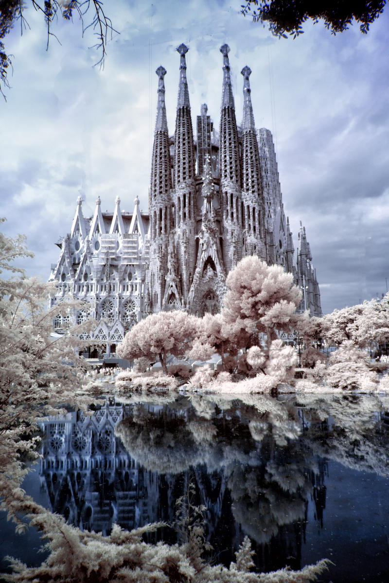 Another Sagrada Familia Infrared